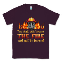 Plum the fire with firefighter air mask Classic Tee - HRA Design Shop