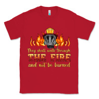 Red the fire with firefighter air mask Classic Tee - HRA Design Shop