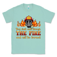 Seafoam the fire with firefighter air mask Classic Tee - HRA Design Shop