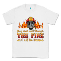 White the fire with firefighter air mask Classic Tee - HRA Design Shop