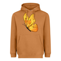 Meerkat Flying Cloudless Sulphur Butterfly Heavyweight Hoodie - LillyAllenDesigns