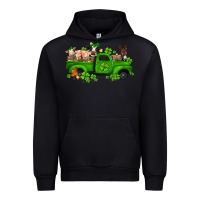 Black st patricks farm animals truck Urban Hoodie - Jasminsmagicworld