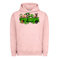 Pigment Salmon st patricks farm animals truck Urban Hoodie - Jasminsmagicworld