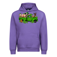 Tulip st patricks farm animals truck Urban Hoodie - Jasminsmagicworld