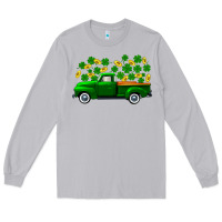 Moon Dust st patricks shamrock gold truck Long Sleeve Tee - FaDigitalArtStudio