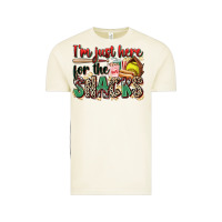 Vintage Arctic i'm just here for the snacks softball Vintage Tee - Zillion Design Studio