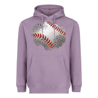 Lavender leopard baseball patch Heavyweight Hoodie - Jasminsmagicworld