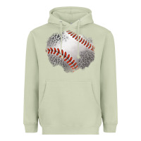 Matcha leopard baseball patch Heavyweight Hoodie - Jasminsmagicworld