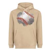 Mushroom leopard baseball patch Heavyweight Hoodie - Jasminsmagicworld