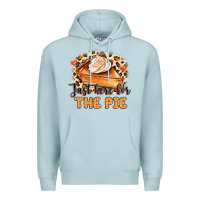 Blue Mist Just Here For The Pie Premium Hoodie - MaliasSmallBusiness
