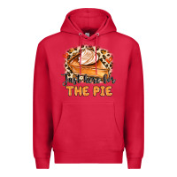 Cardinal Just Here For The Pie Premium Hoodie - MaliasSmallBusiness