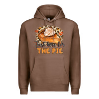 Chestnut Just Here For The Pie Premium Hoodie - MaliasSmallBusiness
