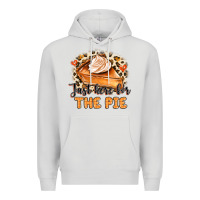 Dove Grey Just Here For The Pie Premium Hoodie - MaliasSmallBusiness
