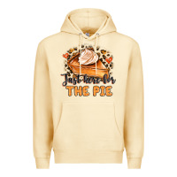 Pina Colada Just Here For The Pie Premium Hoodie - MaliasSmallBusiness