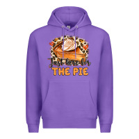 Purple Just Here For The Pie Premium Hoodie - MaliasSmallBusiness