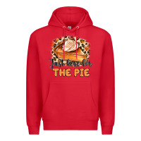 Red Just Here For The Pie Premium Hoodie - MaliasSmallBusiness