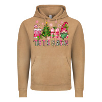 Vintage Camel pink christmas 'tis the season gnome Vintage Hoodie - Zillion Design Studio