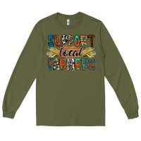 Army Green support local farmers Long Sleeve Tee - RacoonDesign