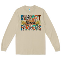 Mushroom support local farmers Long Sleeve Tee - RacoonDesign