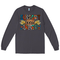 Smoke support local farmers Long Sleeve Tee - RacoonDesign
