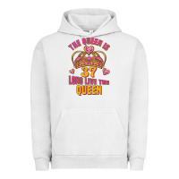Pigment Lunar Rock the queen is 37 long live the queen kopya Urban Hoodie - Jasminsmagicworld