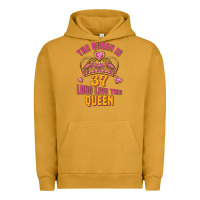 Pigment Peanut Butter the queen is 37 long live the queen kopya Urban Hoodie - Jasminsmagicworld
