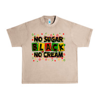 French Oak no sugar no cream black Urban Heavy Tee - Zillion Design Studio