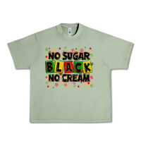 No Sugar No Cream Black Urban Heavy Tee | Teevron