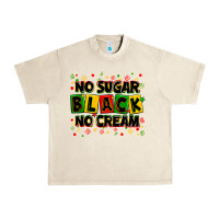 Sandshell no sugar no cream black Urban Heavy Tee - Zillion Design Studio