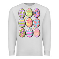 Dove Grey vintage easter eggs Premium Sweatshirt - MaliasSmallBusiness