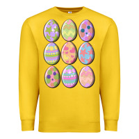 Lemon vintage easter eggs Premium Sweatshirt - MaliasSmallBusiness