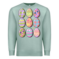 Seafoam vintage easter eggs Premium Sweatshirt - MaliasSmallBusiness