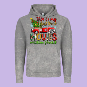 This Is My Christmas Movies Watching Blanket Vintage Hoodie Designed By Zillion Design Studio