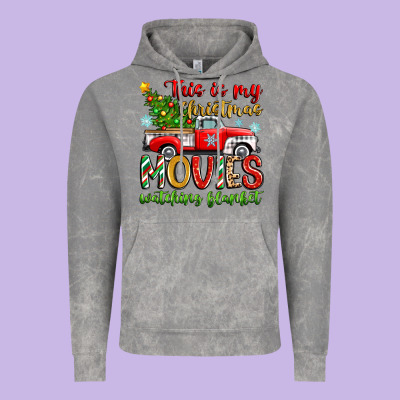 Vintage Hoodie this is my christmas movies watching blanket