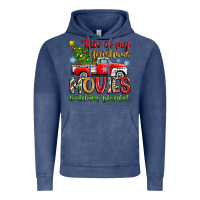 Vintage Denim this is my christmas movies watching blanket Vintage Hoodie - Zillion Design Studio