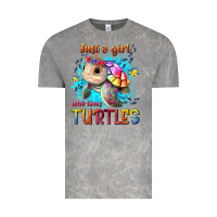 Cloud Rock just a girl who loves turtles Vintage Tee - texasbilliewilder