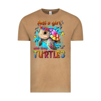 Vintage Camel just a girl who loves turtles Vintage Tee - texasbilliewilder