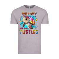 Vintage Zinc just a girl who loves turtles Vintage Tee - texasbilliewilder