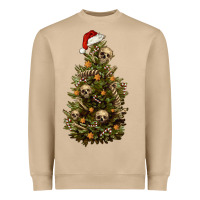 Mushroom Skeleton merry christmas tree Heavyweight Sweatshirt - RanaPortraitStore
