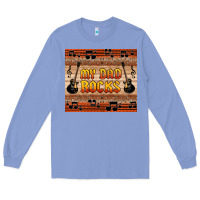 Colony Blue my dad rocks Long Sleeve Tee - HRA Design Shop