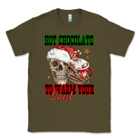 Army Green hot chocolate to warm your soul Classic Tee - FaDigitalArtStudio