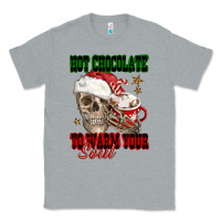 Heather Grey hot chocolate to warm your soul Classic Tee - FaDigitalArtStudio