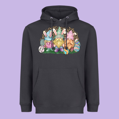Easter Day Gnomes Heavyweight Hoodie Designed By Nancycooperartshop