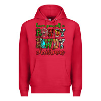 Cardinal Have yourself a rowdy howdy Christmas Premium Hoodie - NancyCooperArtShop
