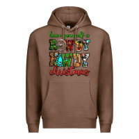 Chestnut Have yourself a rowdy howdy Christmas Premium Hoodie - NancyCooperArtShop