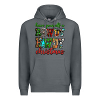 Rock Have yourself a rowdy howdy Christmas Premium Hoodie - NancyCooperArtShop