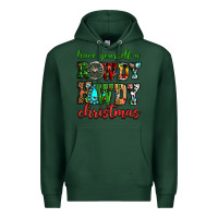 Sports Green Have yourself a rowdy howdy Christmas Premium Hoodie - NancyCooperArtShop