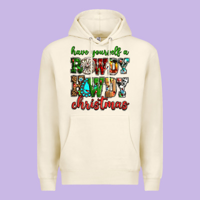Have Yourself A Rowdy Howdy Christmas Premium Hoodie Designed By Nancycooperartshop