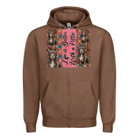 Chestnut life is better with a pittie Zipper Hoodie - JahusDesignShop