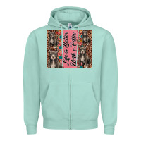 Seafoam life is better with a pittie Zipper Hoodie - JahusDesignShop